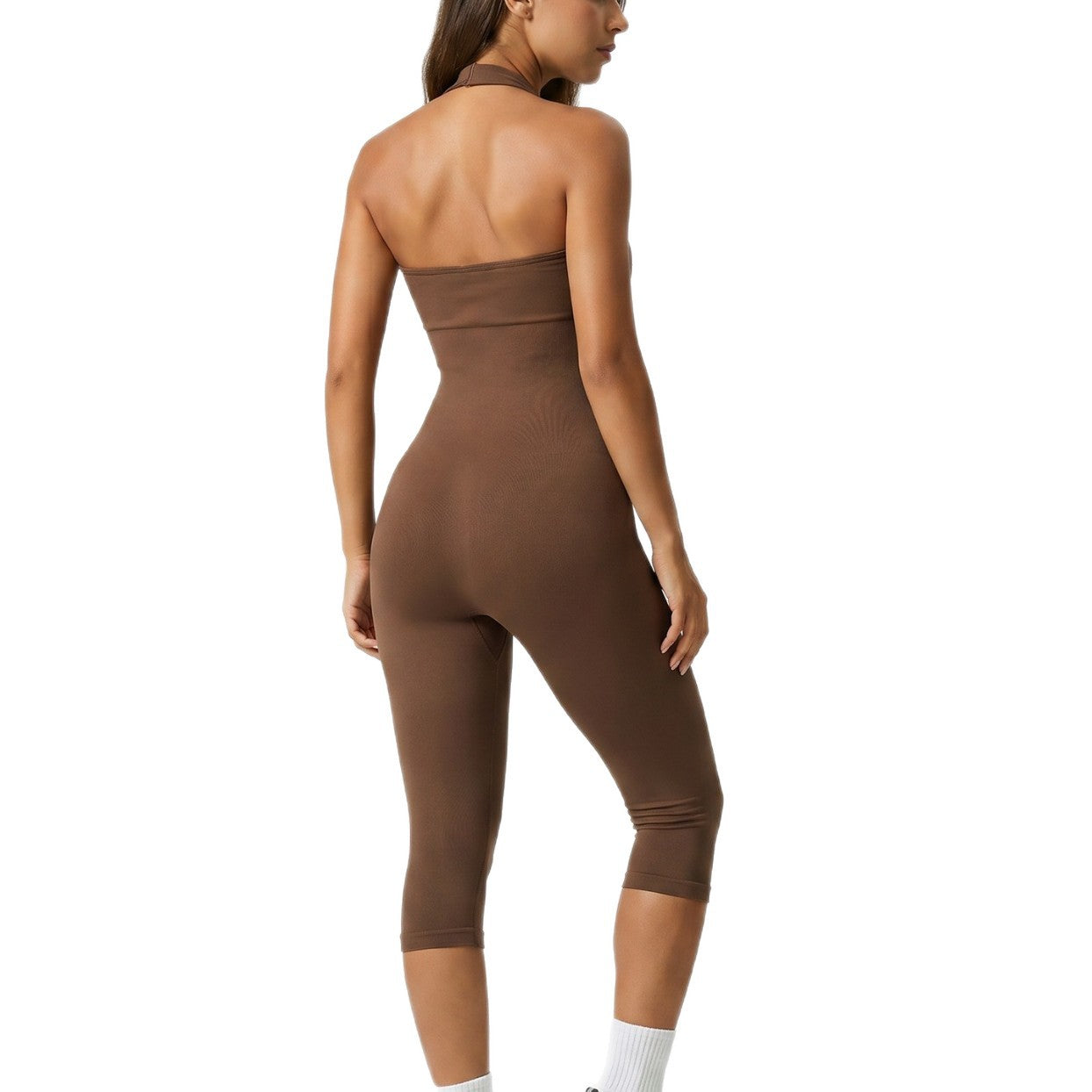 Seamless Stretch Sports Yoga Jumpsuit for Active Women