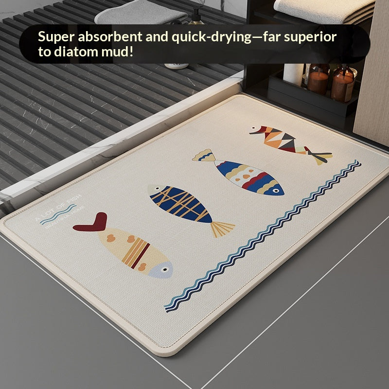Easy to Maintain Non Slip Linen Woven Printed Pad