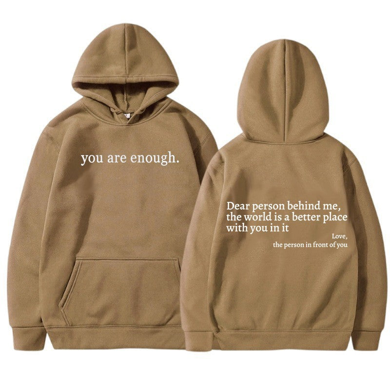 Cozy Brushed Pullover Hoodie with Pocket