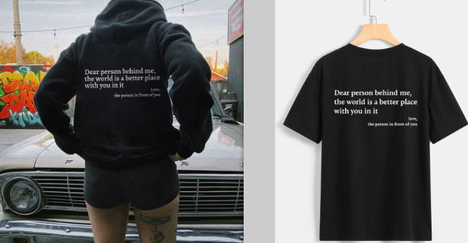 Cozy Letter Print Fleece Kangaroo Pocket Hoodie