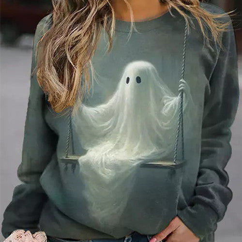 Korean Style Oversized Letter Loose Pullover Sweater
