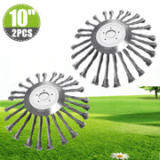 10-Inch Metal Trimmer Head – Sturdy Replacement for Lawn Mower Attachments