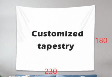 Digital Printing Tapestry Custom Home Decoration Background Fabric