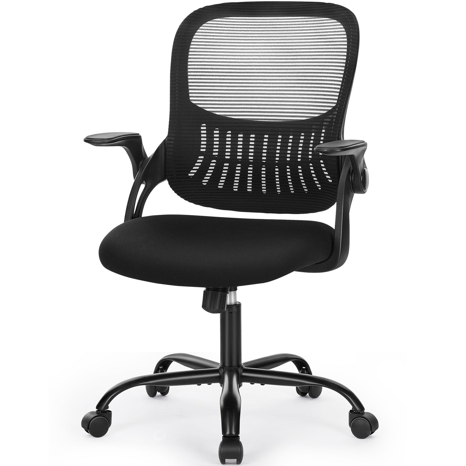 Ergonomic High‑Back Mesh Desk Chair with Adjustable Headrest, Lumbar Support and Flip‑Up Arms