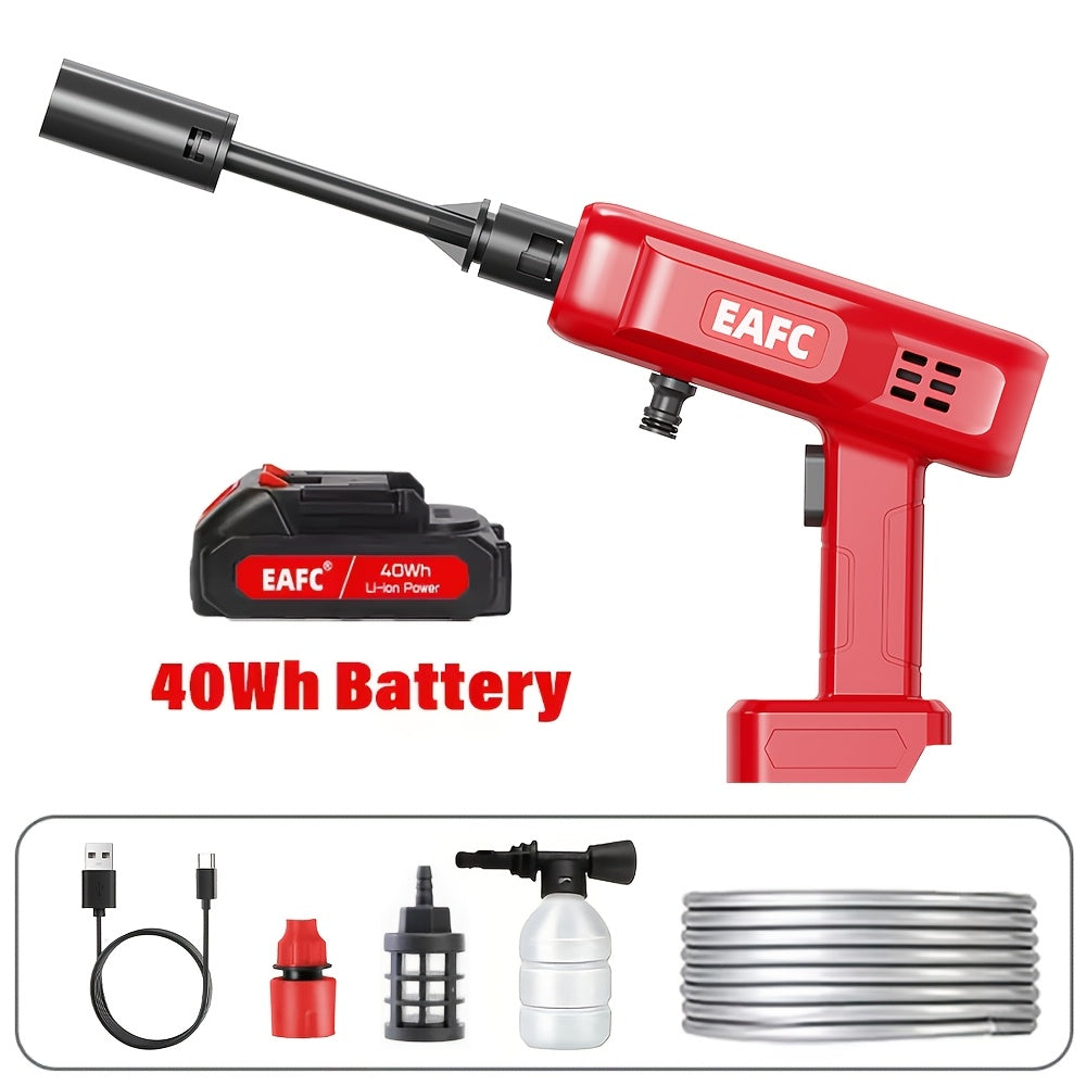 Cordless High‑Pressure Washer with 40‑80 Wh Battery – Fast Charging, Multi‑Surface Cleaning