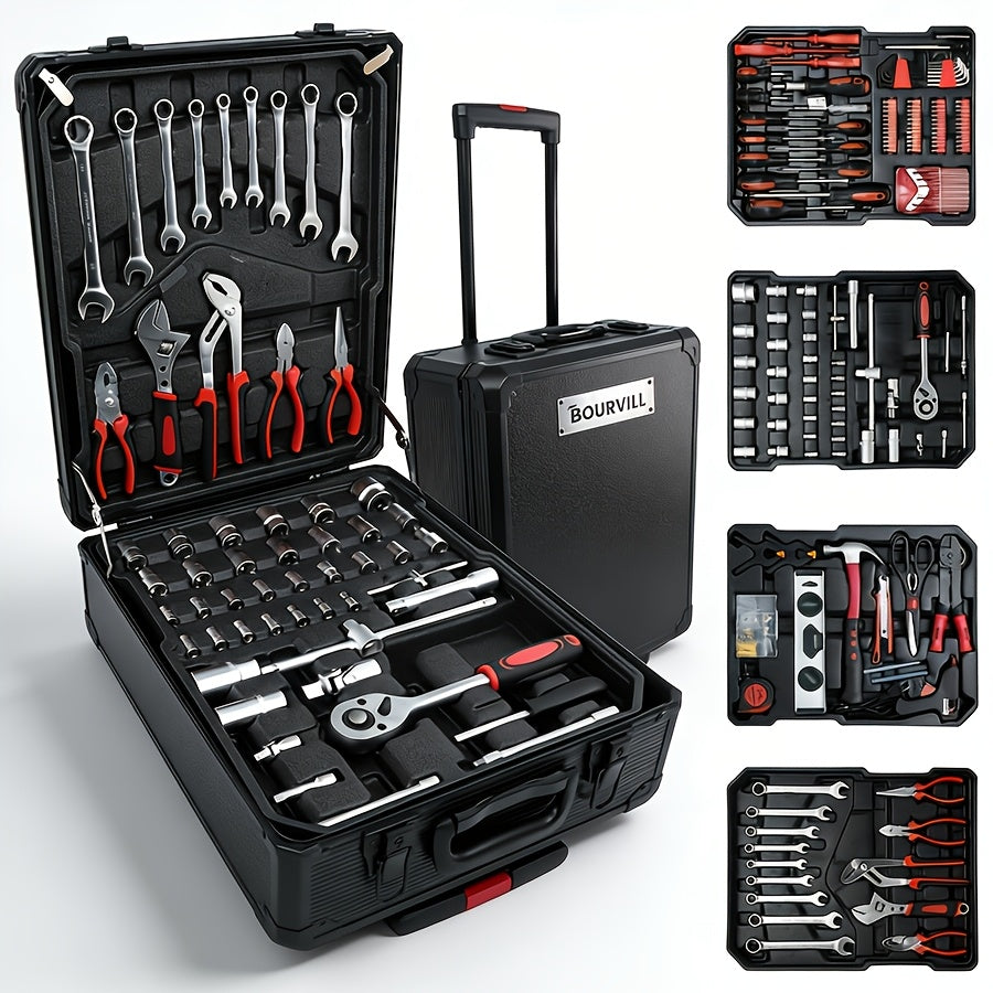 52-Piece Professional Tool Set in Portable Toolbox