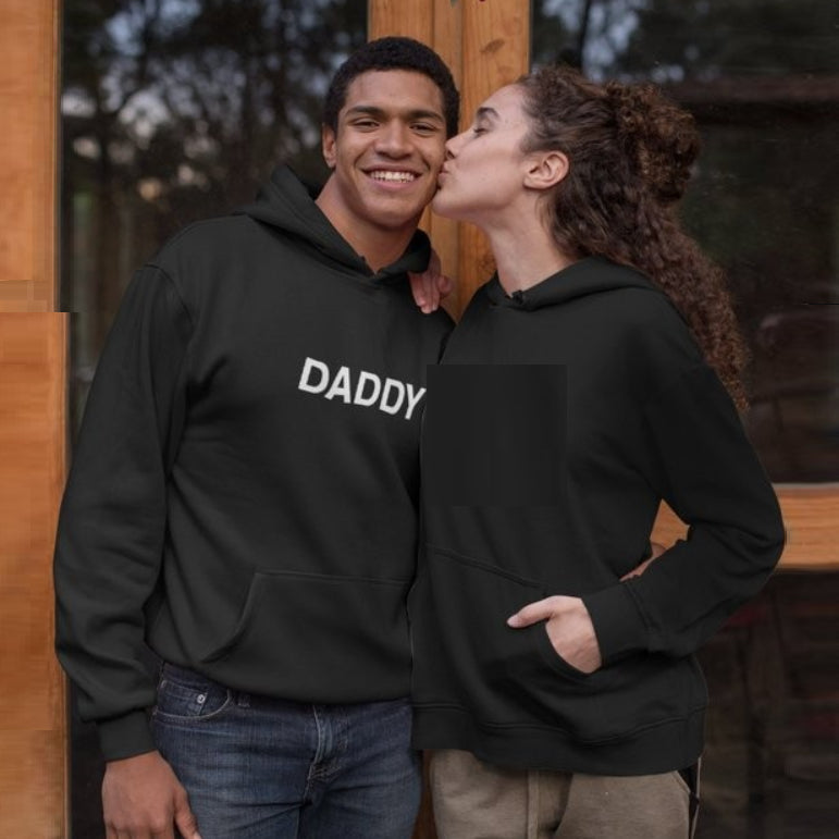Daddy's Girl Matching Couple Hooded Sweatshirt