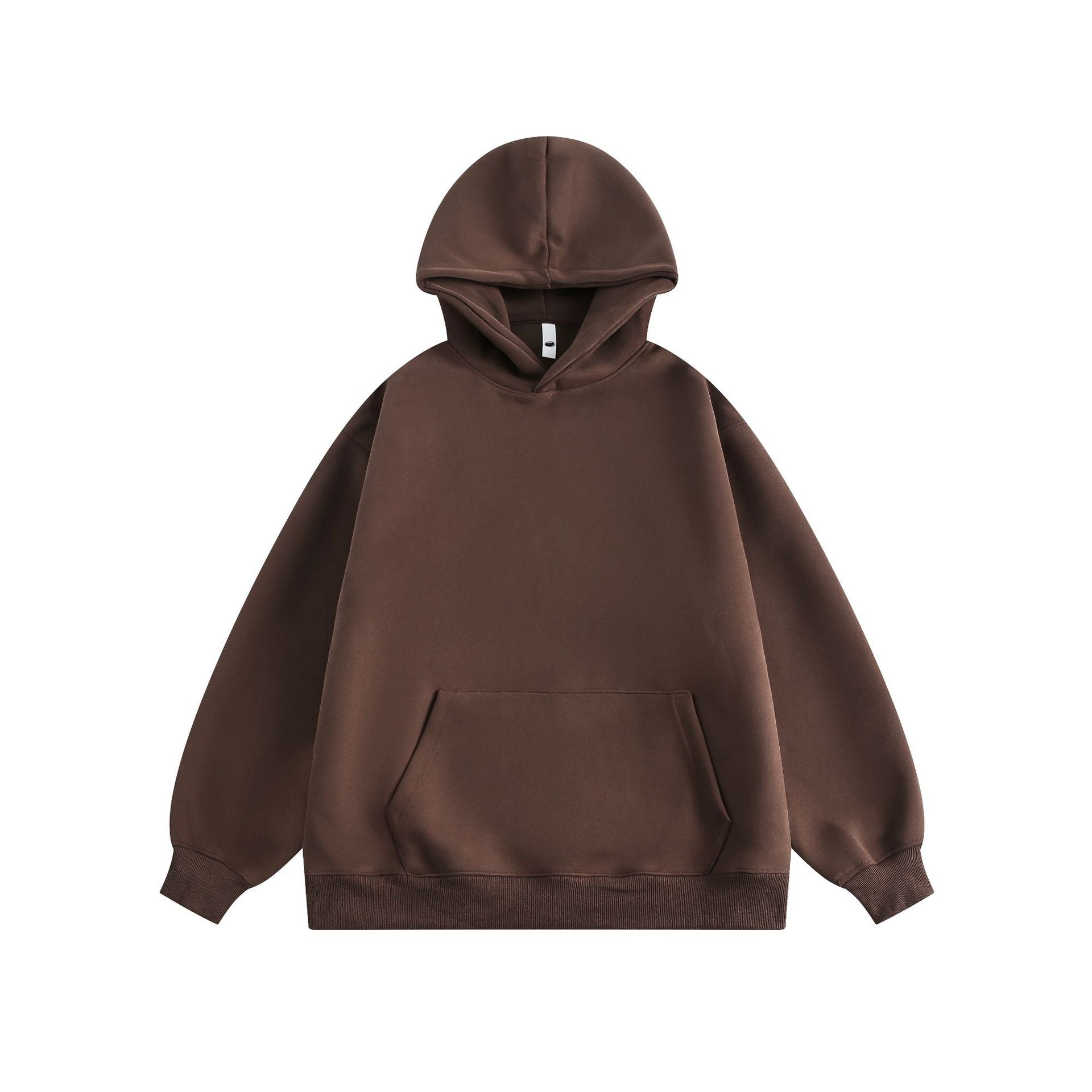 Cozy Solid Color Couple's Casual Pullover Hoodie