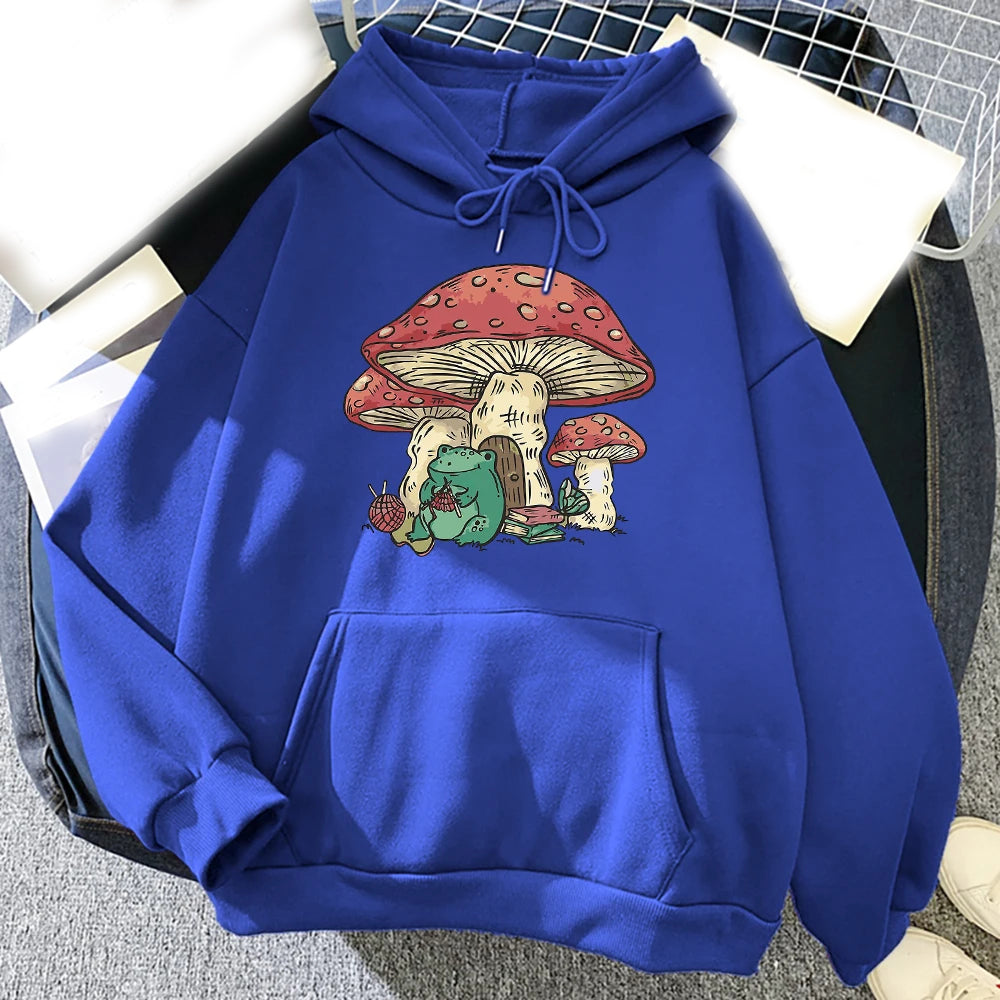 Cozy Letter Print Kangaroo Pocket Drawstring Hoodie