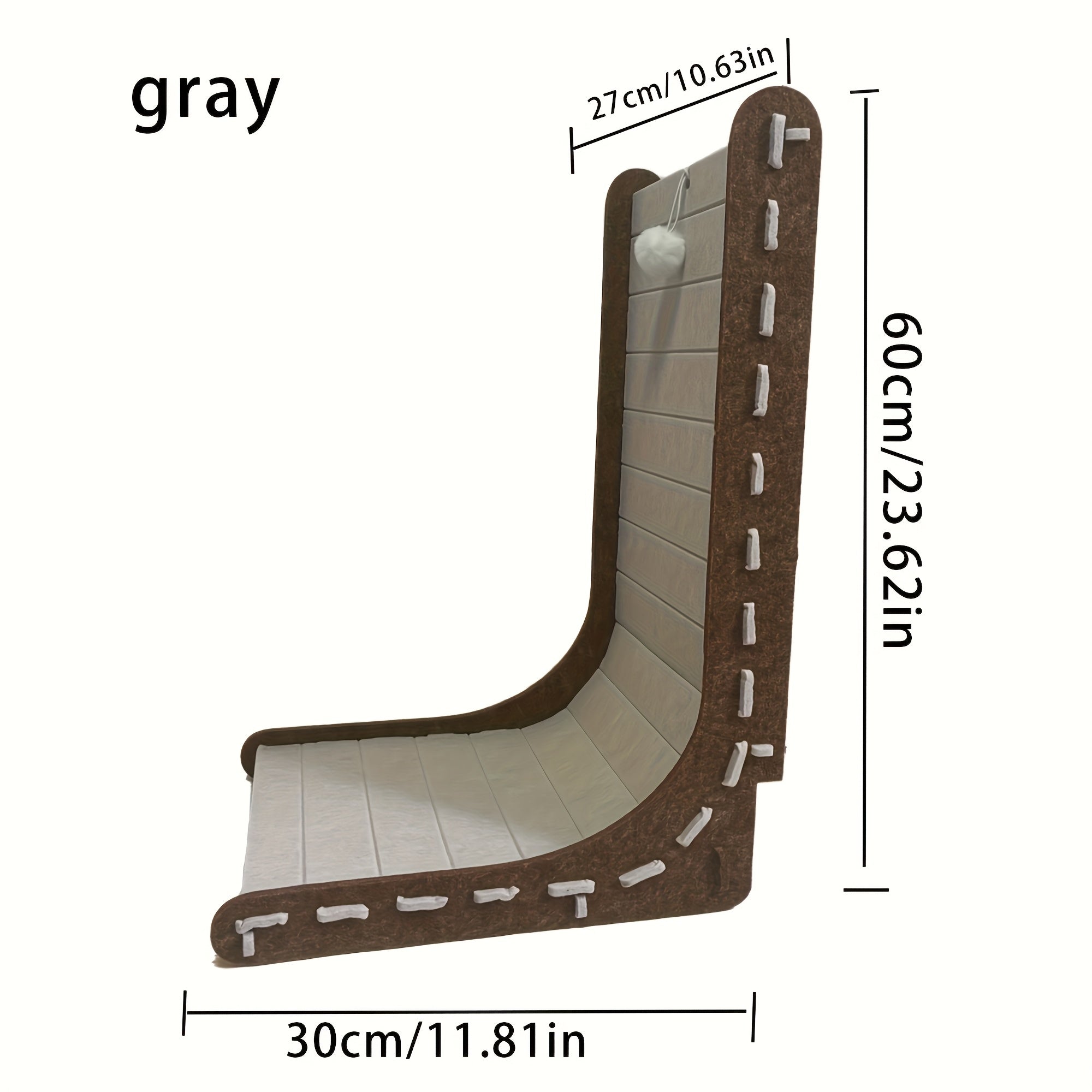 L-shaped Scratching Board & Bed - Heavy-duty Scratching Post With L-shaped Design, Non-slip Base, Scratch-resistant Surface - Space-saving Furniture For, Scratcher For Cats