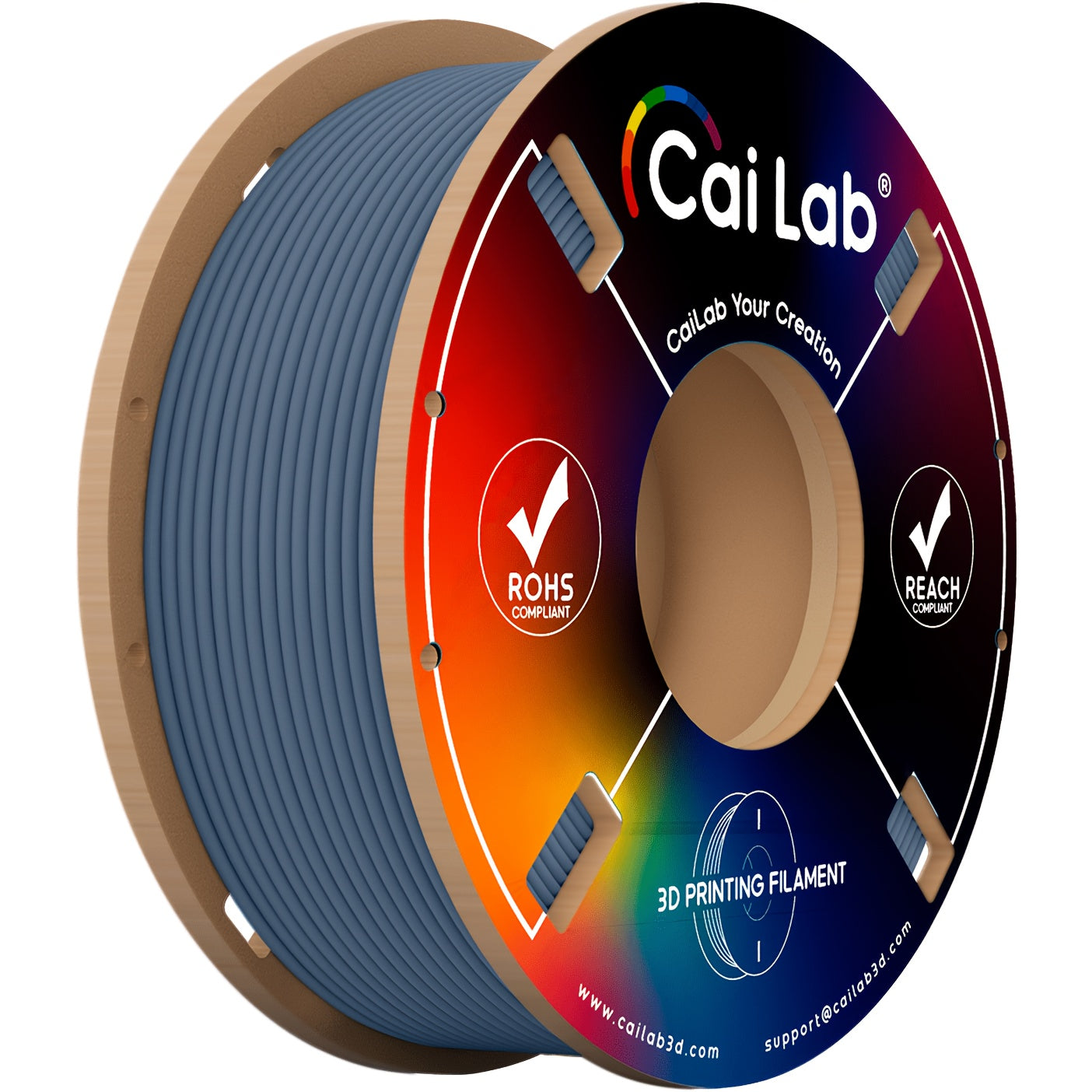 PLA Matte 3D Printer Filament – 1.75 mm, 200 g, Solid Color, Non‑Glossy Finish