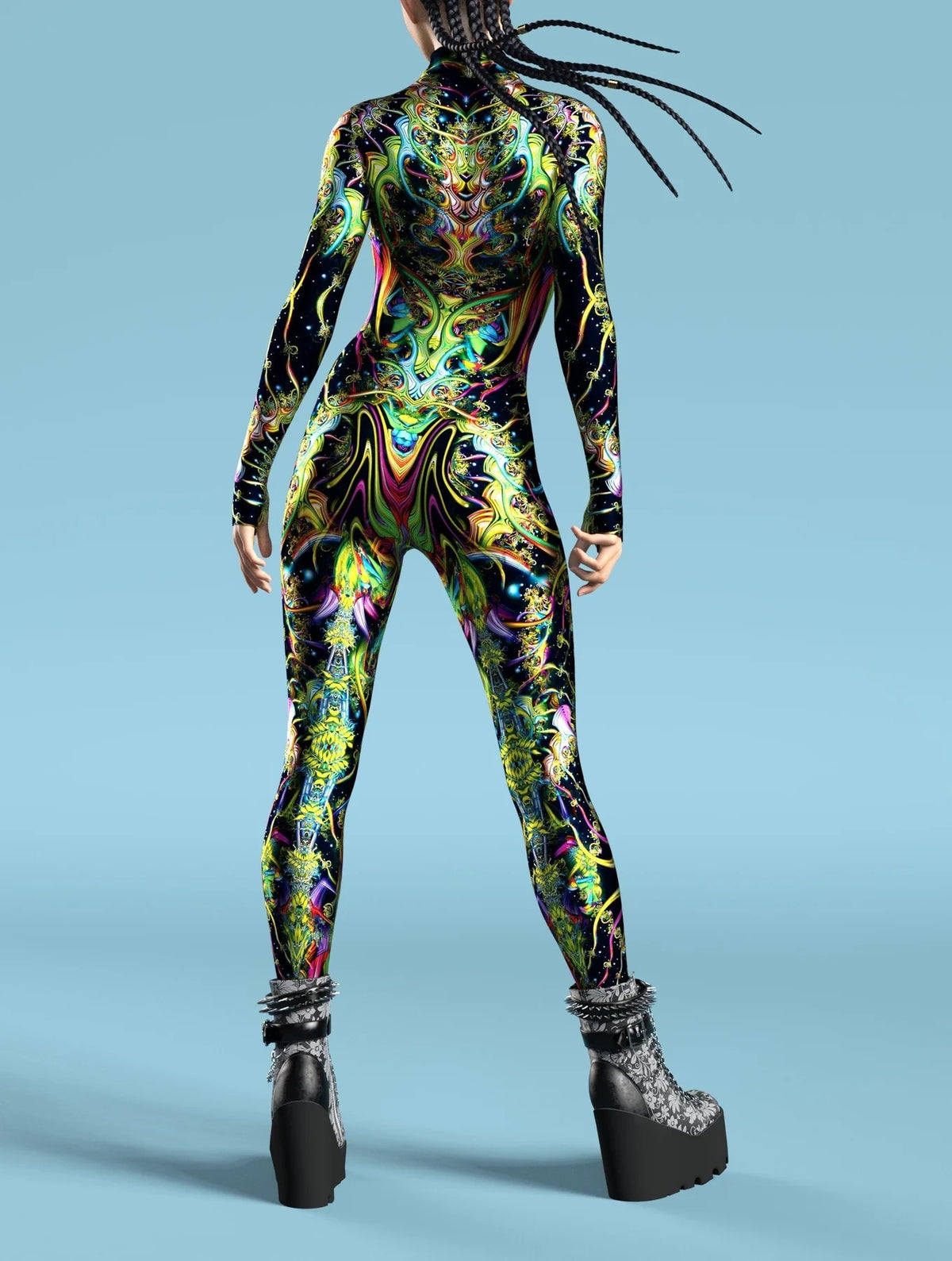 Video Game Pattern Digital Printing Cosplay Cosplay Clothes Tight Jumpsuit