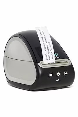 Thermal label printer with automatic label recognition