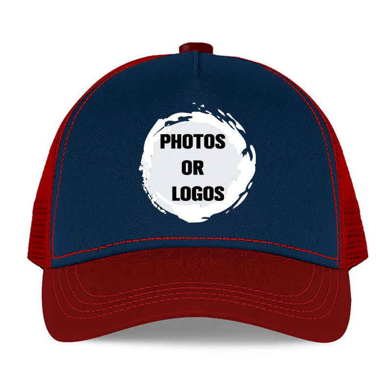 Custom Kids' Baseball Cap – Elastic Fit, Breathable Fabric, Curved Brim with Sun Protection