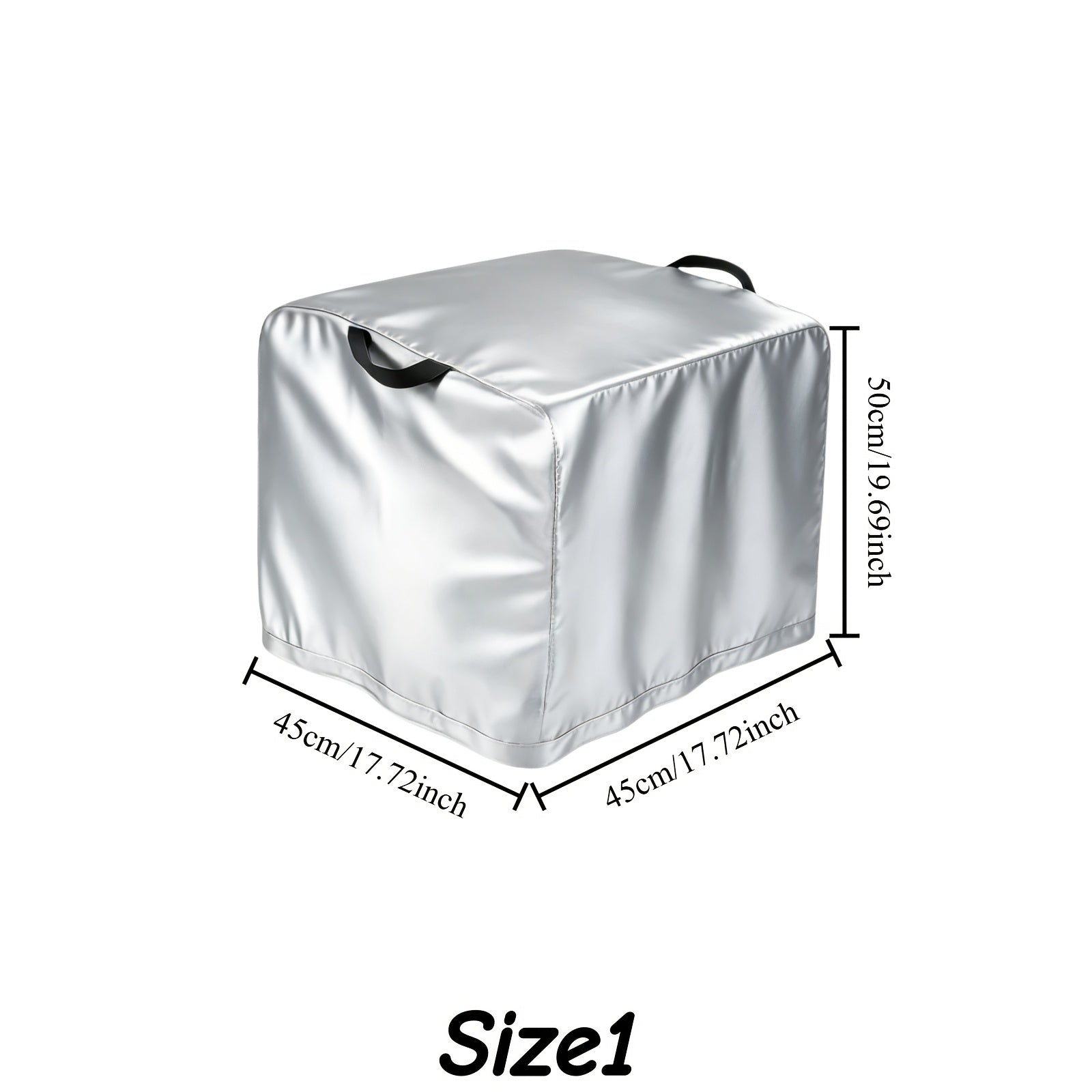 3D Printer Protective Cover – 300D Oxford Fabric, Black/Grey/Silvery, Three Size Options