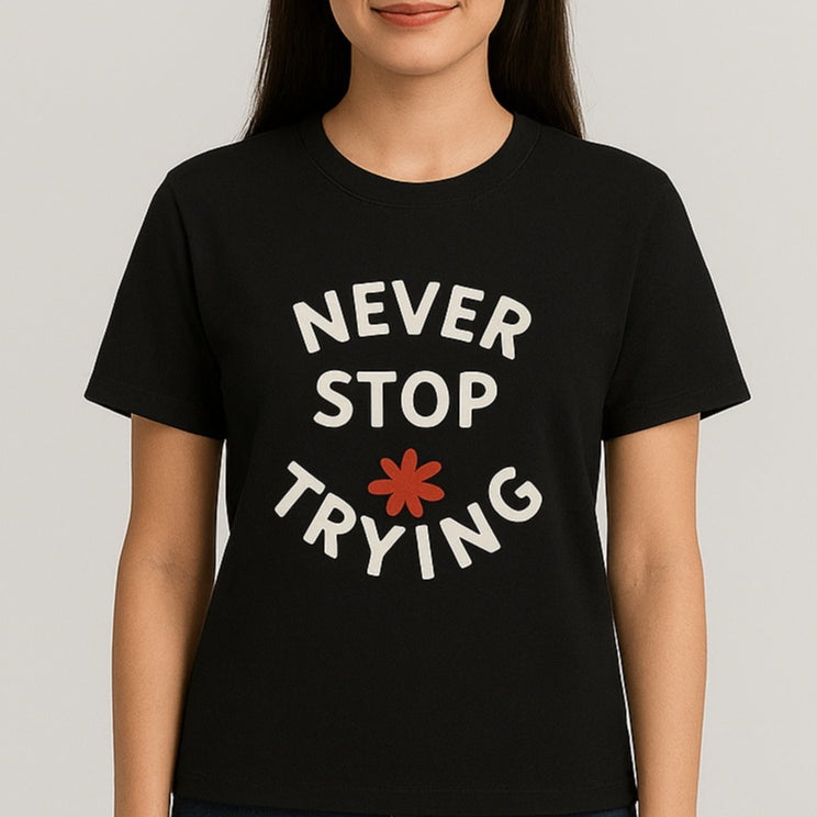 Loose Fit Short Sleeve T-Shirt – Soft Cotton, Round Neck