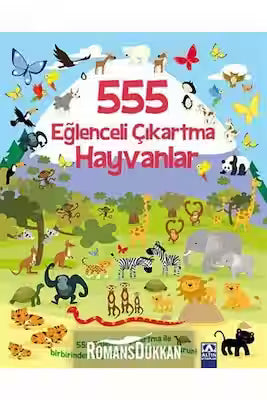 Animal Sticker Activity Book – 555 Reusable Stickers for Kids