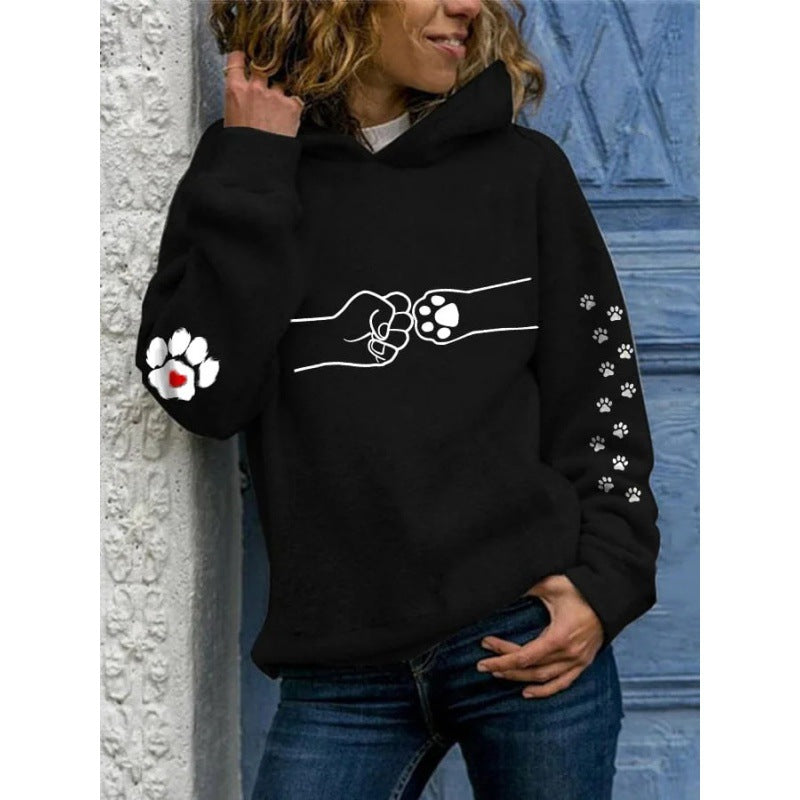 Women's Trendy Digital Print Graphic Hoodie