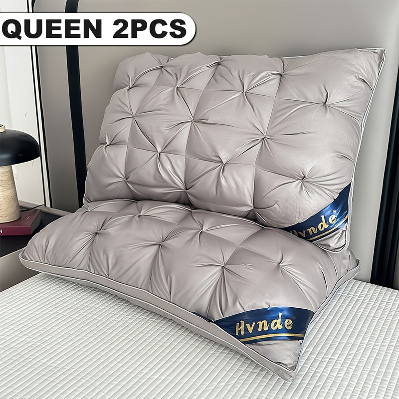 Luxury Hotel Quality Pillow Set with Neck Support and Hypoallergenic Cover