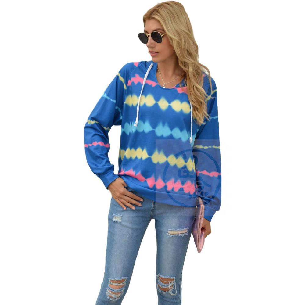 Women's Cozy Striped Winter Hoodie