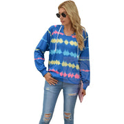 Women's Cozy Striped Winter Hoodie