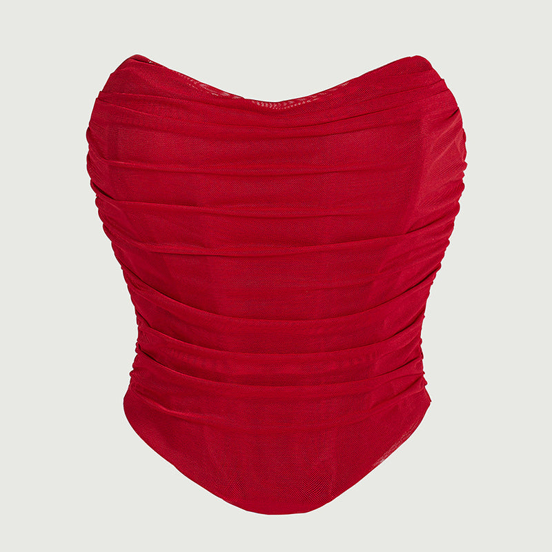 Breathable Stretch Camisole Top – Sexy Bra-Style, Ultra‑Short