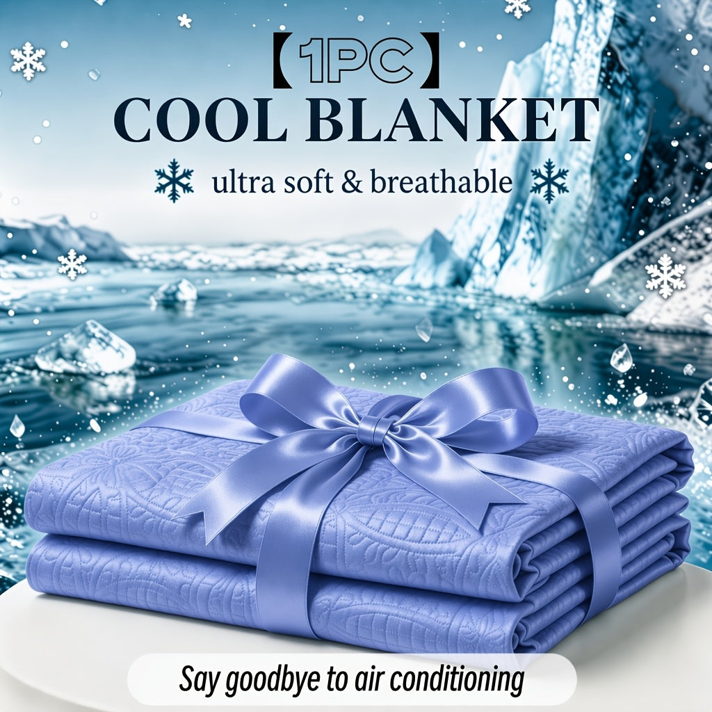 Summer Cooling Blanket – Single Piece, Bamboo Fiber, Double‑Sided Cooling Fabric