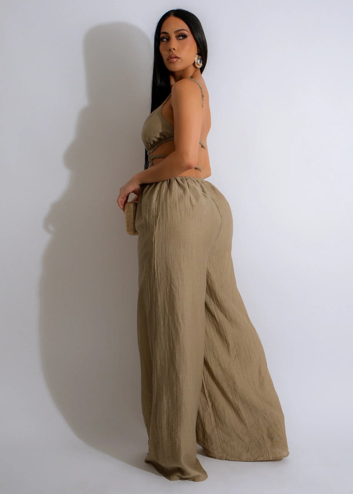 Chic Backless Wide-Leg Jumpsuit for Women