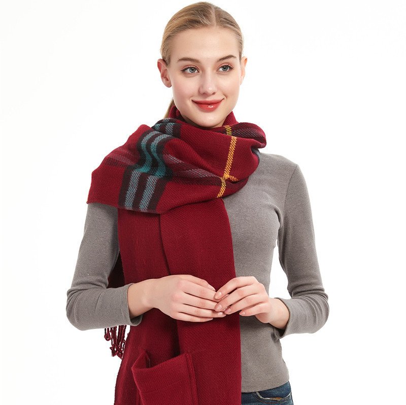 Cozy Plaid Scarf