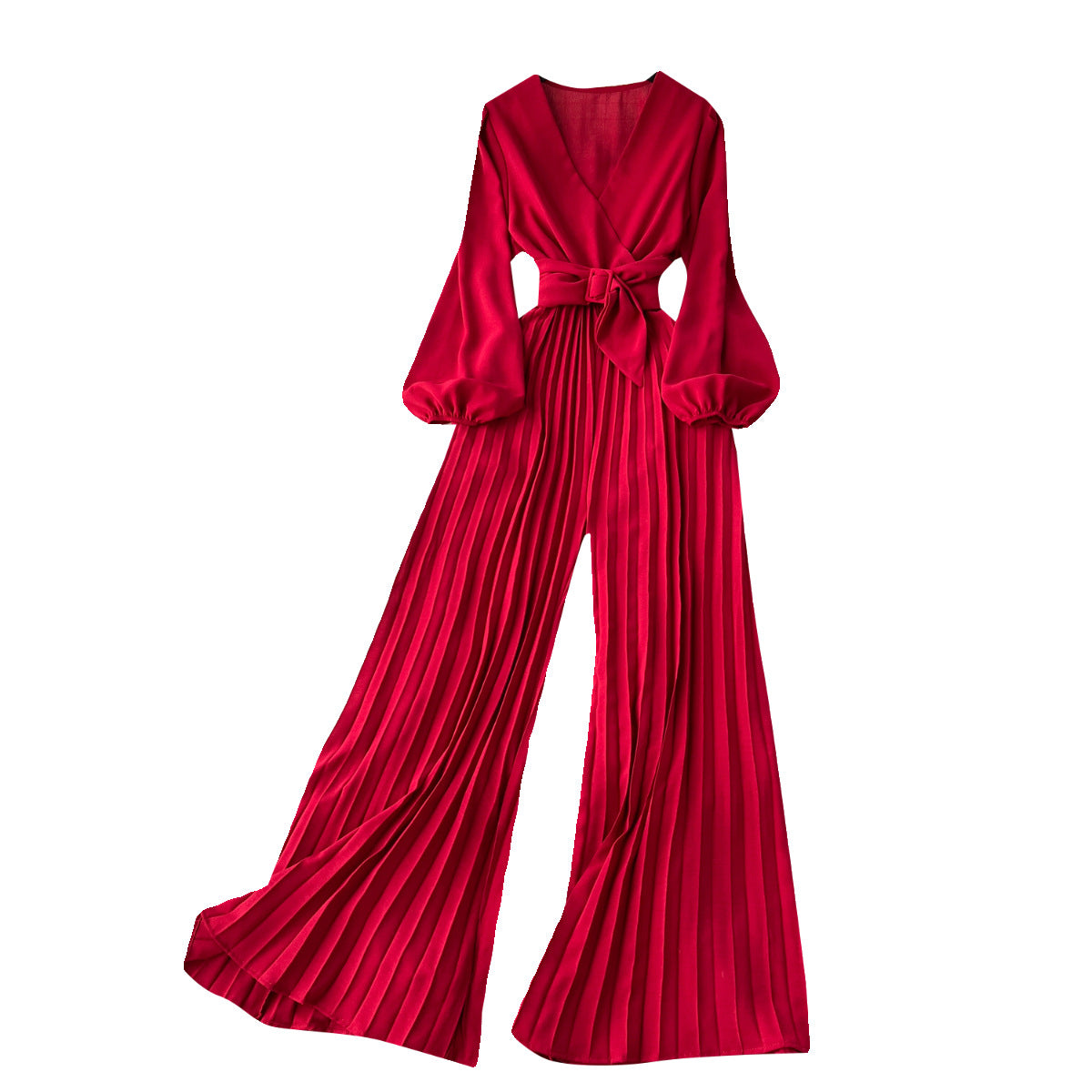 Chic Puff Sleeve Women's Jumpsuit Romper