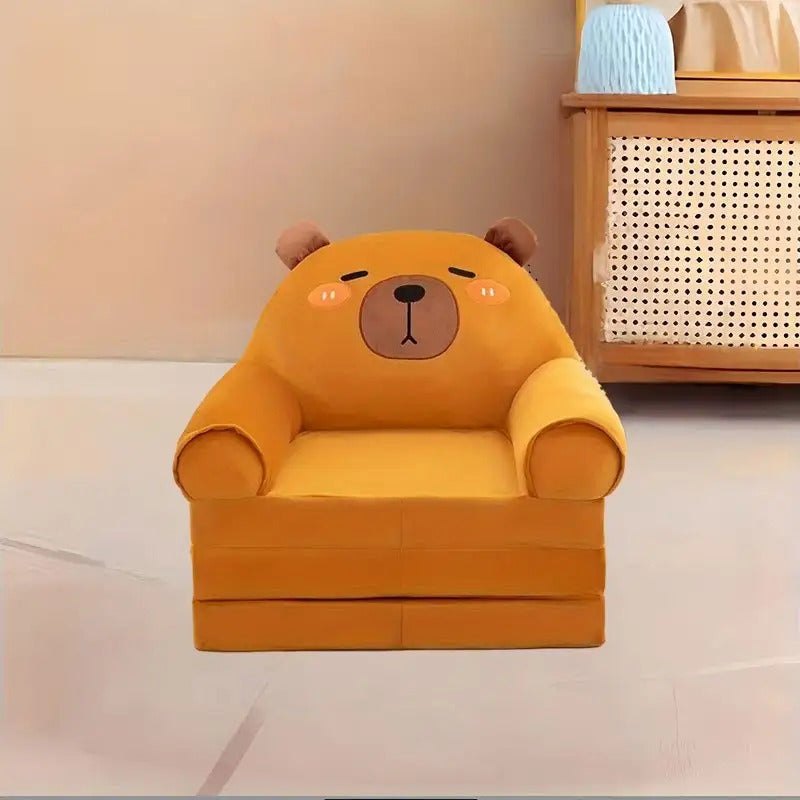 Children’s Fold‑Three Foam Sofa Chair – 30D Sponge Density