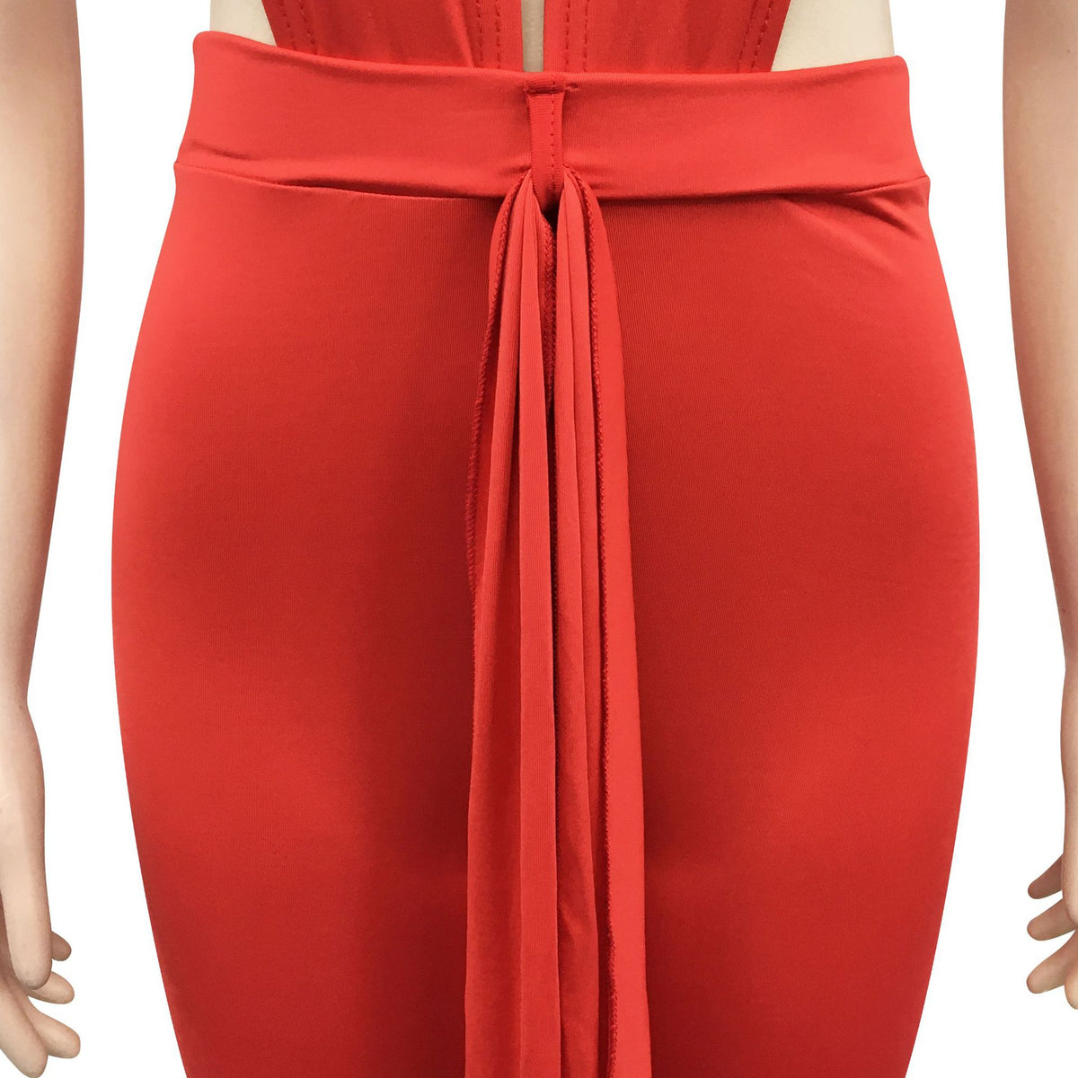 Women's Deep V-Neck Sleeveless Bandage Jumpsuit