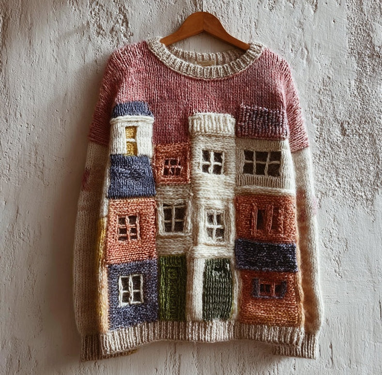 New Street-style Womens Crew-neck Sweatshirt for Fall and Winter