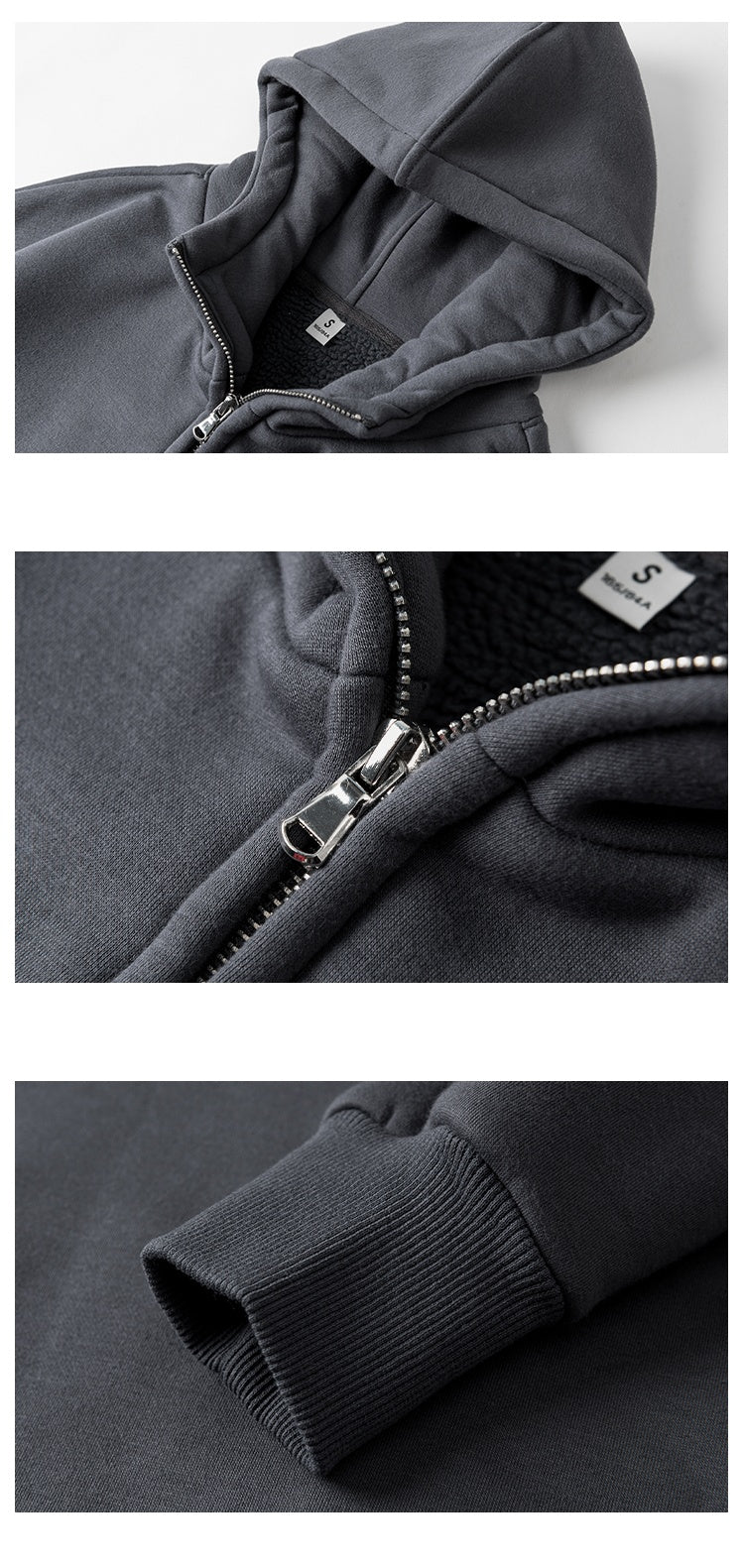 Thermal Fleece Hooded Sweatshirt | Cozy Couple Winter Coat