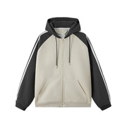 Women's Oversized Striped Color-Block Cardigan Coat