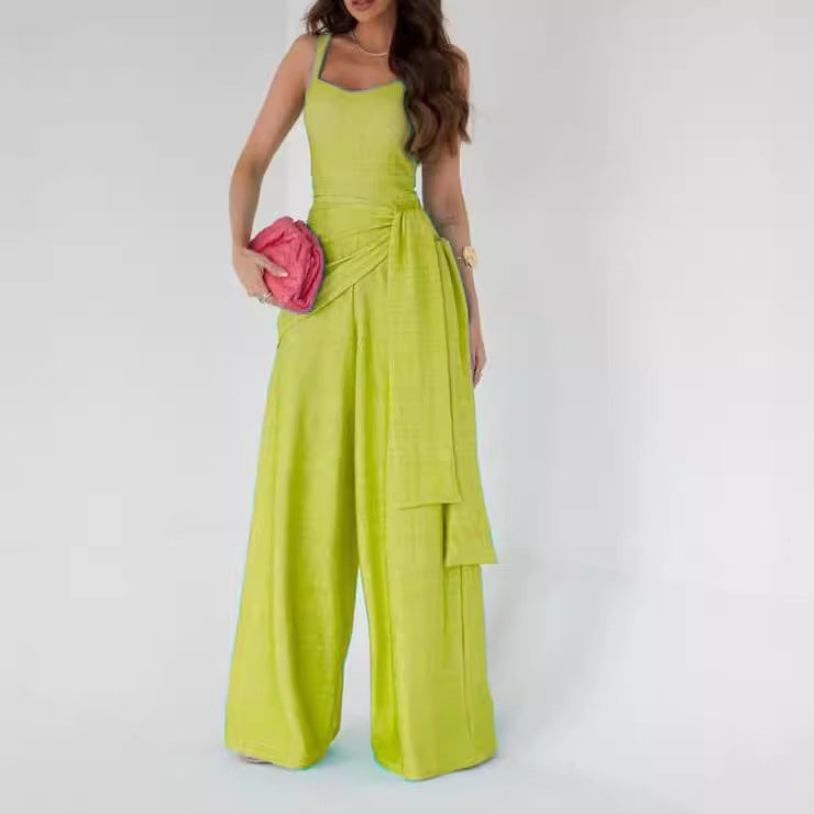 New Style Fashionable Casual Suspender Pants For Women