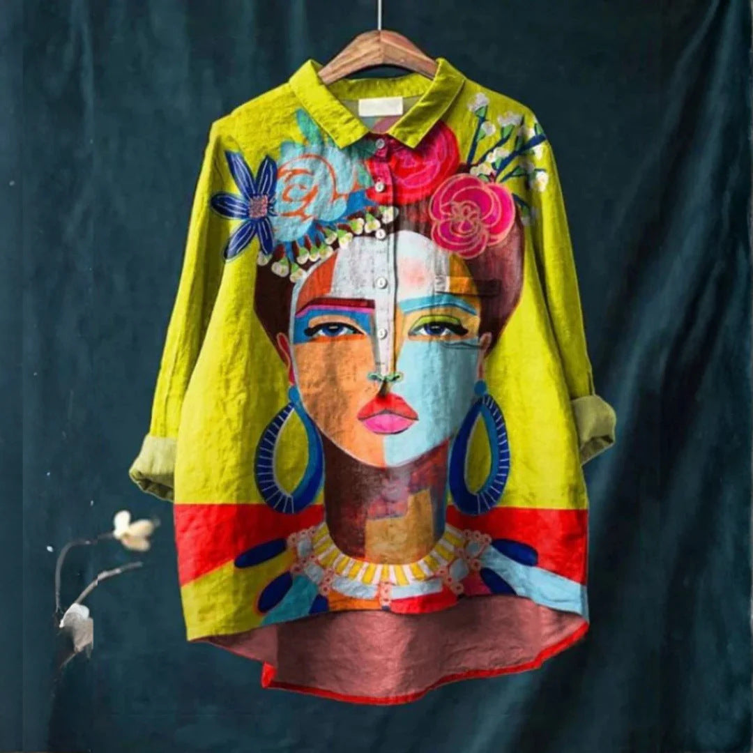 3D-printed Pullover Long-sleeve Shirt