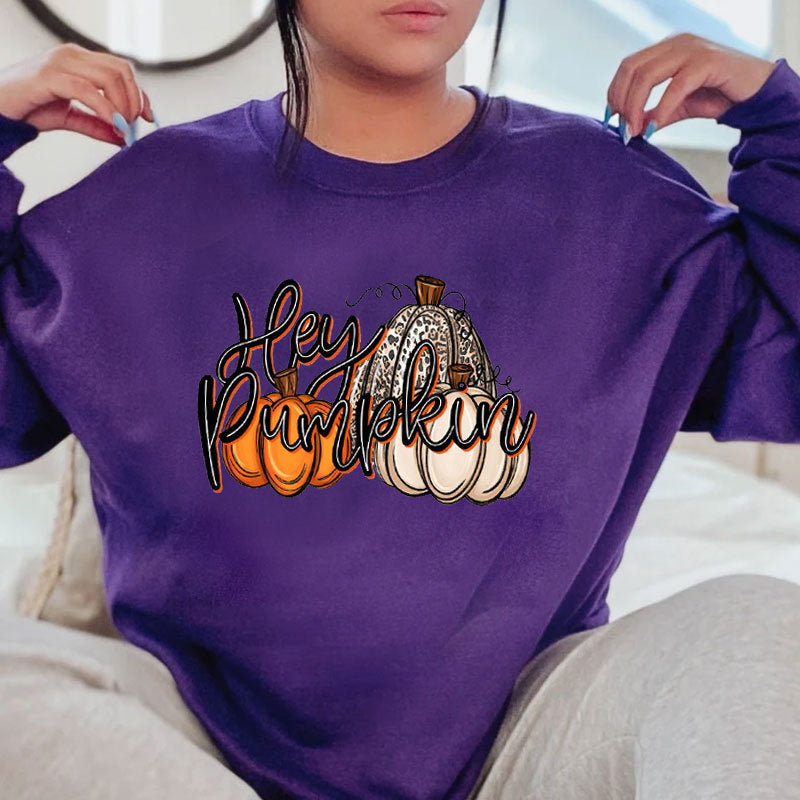 Spooky Pumpkin Head Couple Halloween Hoodie Sweatshirt