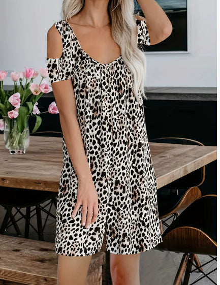 Strap-printed Wide-leg Pants Jumpsuit Shorts