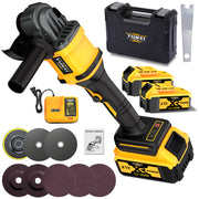 New Rechargeable Angle Grinder In 2025, Lightweight And Multifunctional Handheld Angle Grinder, Lithium Battery Angle Grinder, Rust Removal Polishing Machine, Multifunctional, Lightweight, Suitable...