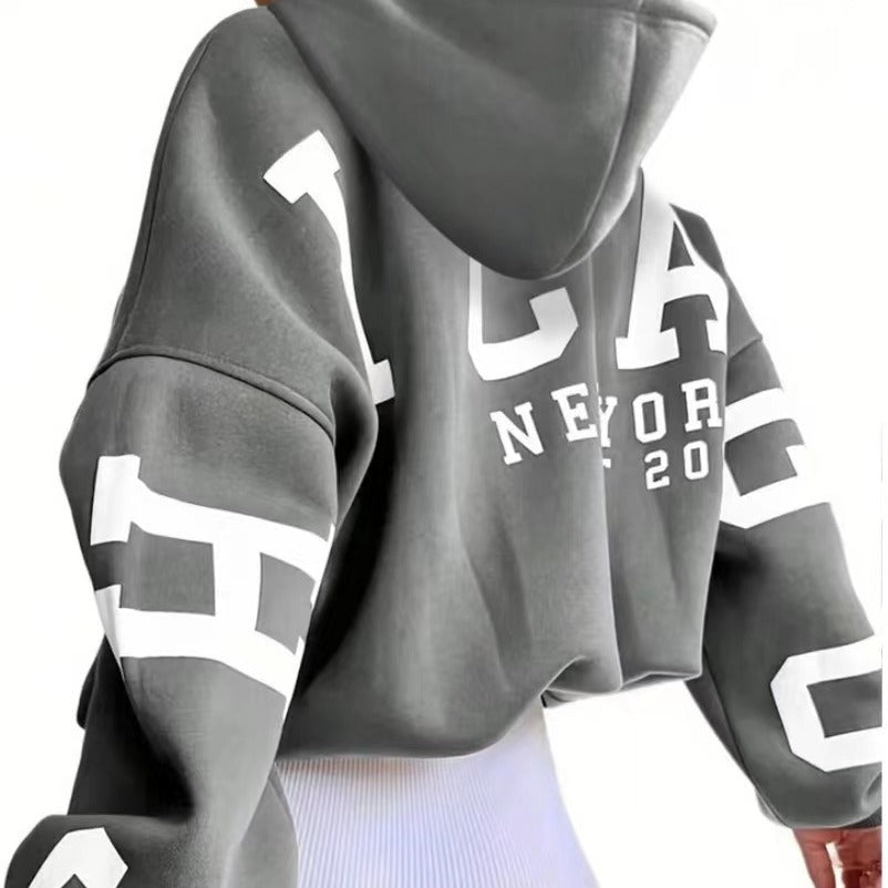 Cozy Women's Hooded Casual Winter Outerwear Sweater