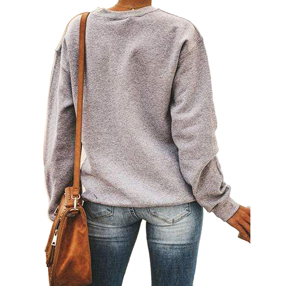 Halloween Pumpkin Print Casual Long Sleeve Hoodie