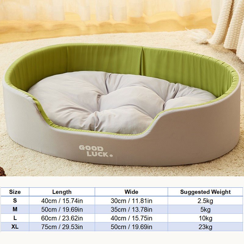 Large 3D Semi-enclosed Dog Kennel Bed With Removable Washable Cover - Heavy-duty Nylon Pet House, All-season Indoor/outdoor Use, Spacious Oval Design For Medium/large/small Dogs & Cats, Durable