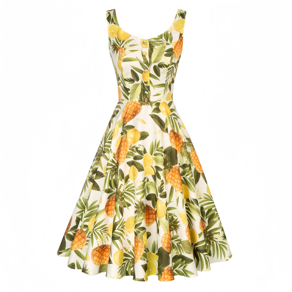 Retro Cocktail Party Ball Gown Sleeveless Homecoming Dress