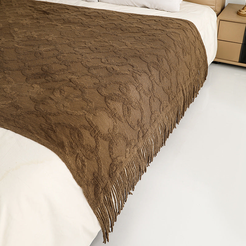 Office Nap Jacquard Terry Blanket
