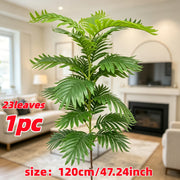 47-inch artificial palm tree for year-round home decorations
