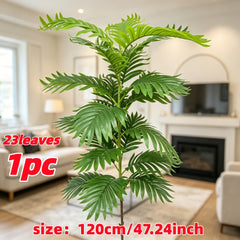 47-inch artificial palm tree for year-round home decorations
