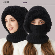 Warm Knit Hat Scarf Set