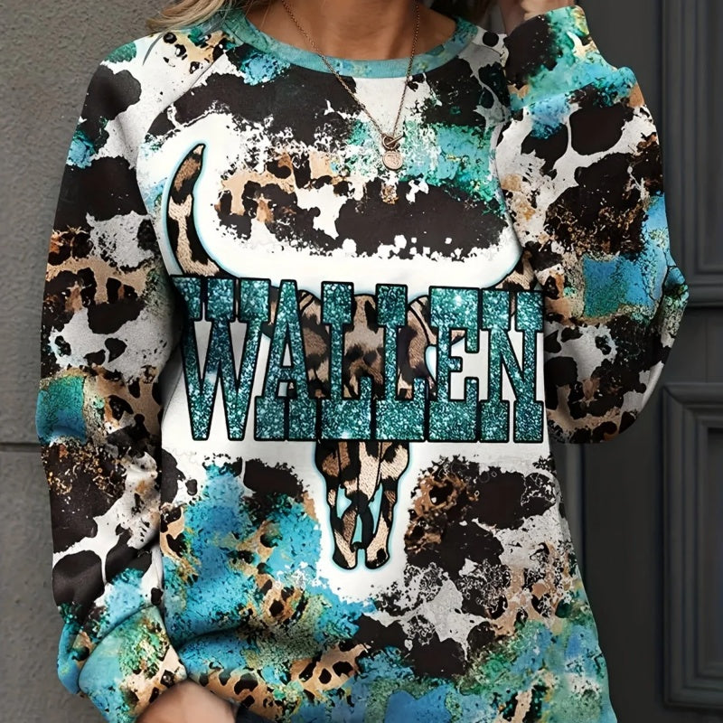 Women's Casual Long-Sleeve Hooded Sweatshirt