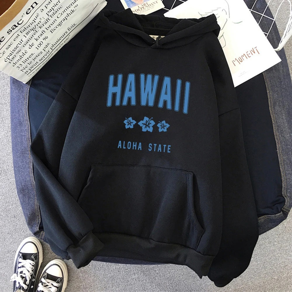 Streetwear Letter Print Oversized Hip Hop Hoodie